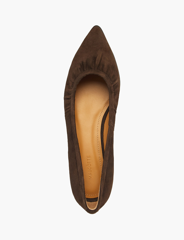 Коричневые женские туфли MASCOTTE 233-520411-0609 | ракурс 4