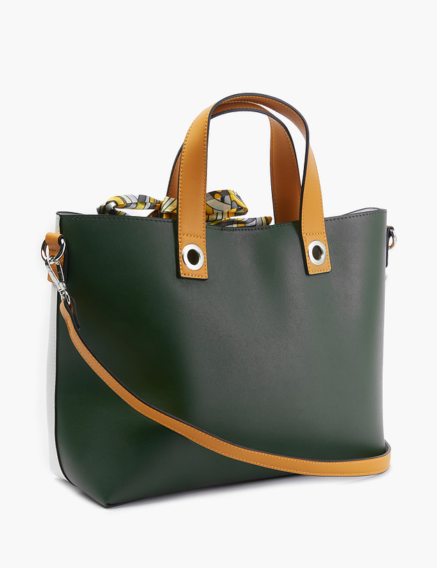 Белая женская сумка MASCOTTE 670-0105-601 | ракурс 3 Белая женская сумка MASCOTTE 670-0105-601 | ракурс 3