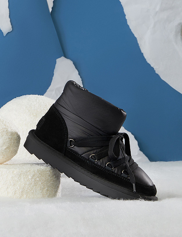 Черные детские угги MASCOTTE 234-3264312-0202 | ракурс 1 Черные детские угги MASCOTTE 234-3264312-0202 | ракурс 1