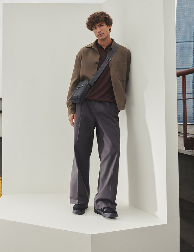 Черные  утепленные мужские хайтопы MASCOTTE 189-421251-0602 | ракурс 1