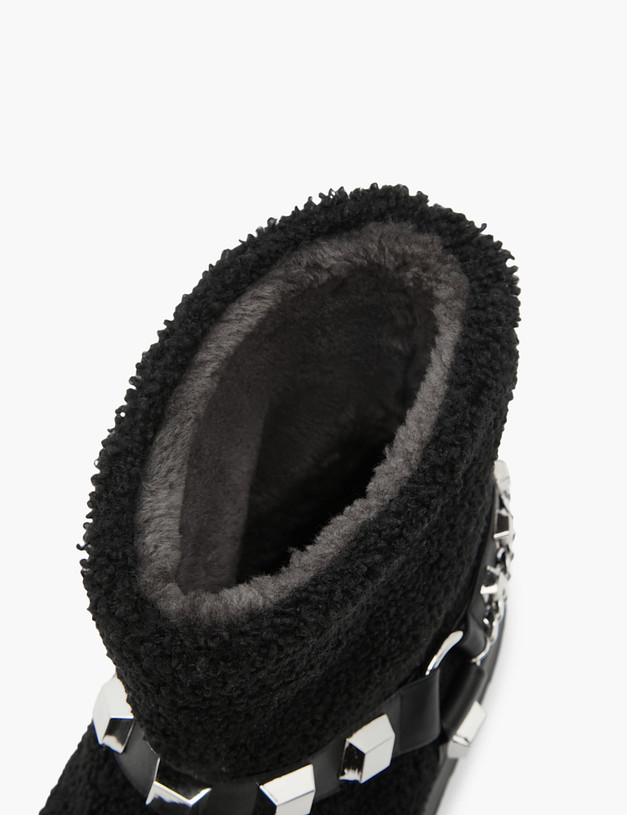 Черные женские угги MASCOTTE 47-3203435-0402 | ракурс 6