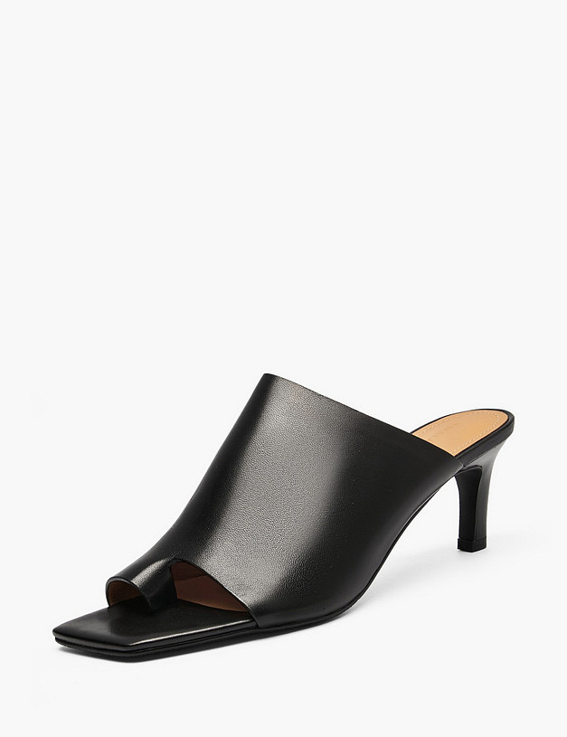 Черные женские сабо MASCOTTE 233-614411-3501M | ракурс 2