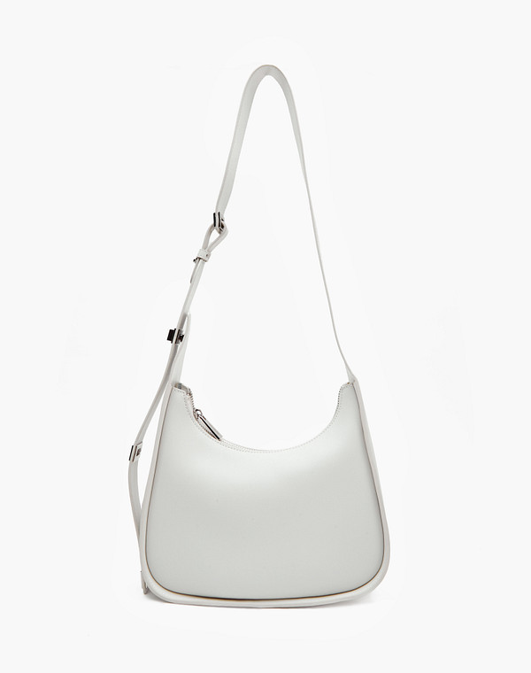 604-4153-601 Сумка женская кож.спилок-и.кожа/б.п. бел, M, Mascotte