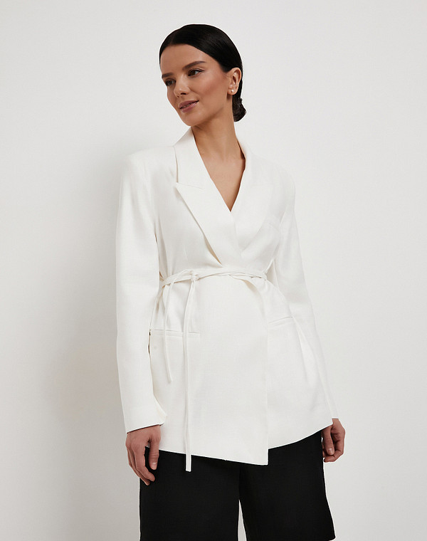 835-6101-2701 Жакет женский бел, Mascotte