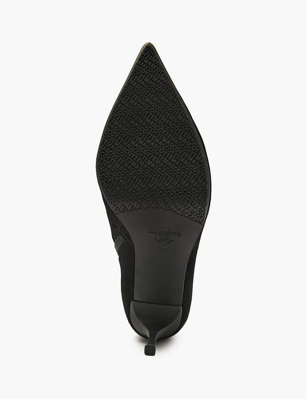 Черные женские ботильоны на шпильке MASCOTTE 175-5281024-3605M | ракурс 5