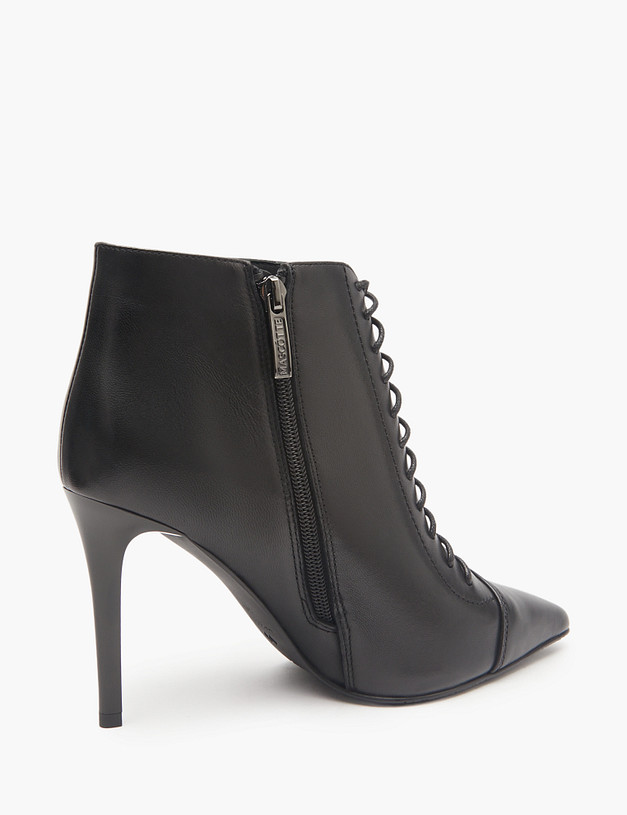 Черные женские ботильоны на шпильке MASCOTTE 100-511721-0502 | ракурс 3