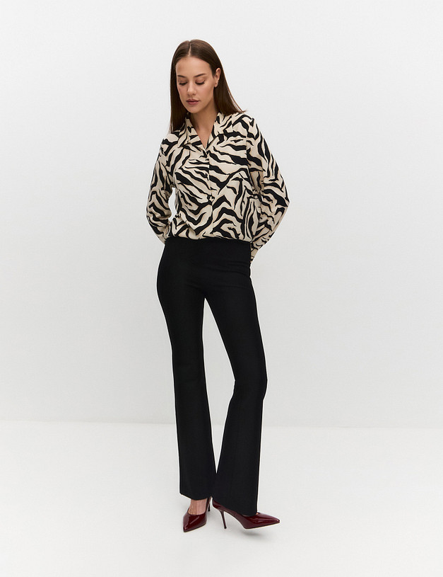 Бежевая женская блузка MASCOTTE 790-5202-2408 | ракурс 3