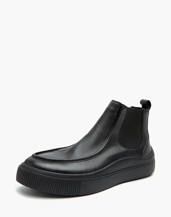 22-321832-8100M Ботинки мужские нат.кожа/мех-нат.кожа черн, Mascotte