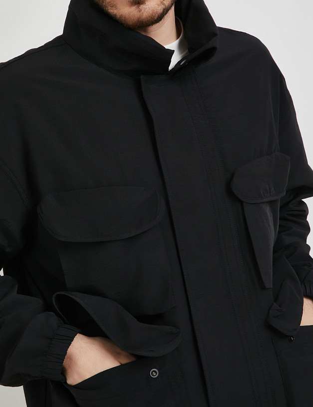 Черная мужская ветровка MASCOTTE 971-5115-2602 | ракурс 5