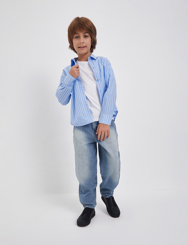 Черные детские полуботинки MASCOTTE 159-410211-0102 | ракурс 11