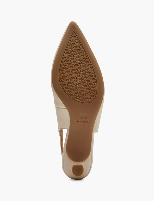 Молочные женские туфли с бантиком MASCOTTE 94-5164813-4583M | ракурс 7