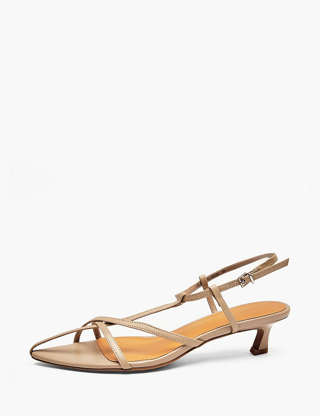 Бежевые женские босоножки MASCOTTE 126-615811-0508 | ракурс 1