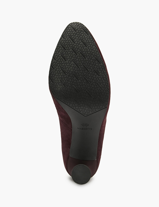 Бордовые женские туфли MASCOTTE 233-520711-4686M | ракурс 5