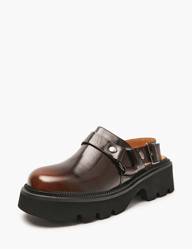 Коричневые женские туфли MASCOTTE 22-5161613-0109 | ракурс 2 Коричневые женские туфли MASCOTTE 22-5161613-0109 | ракурс 2