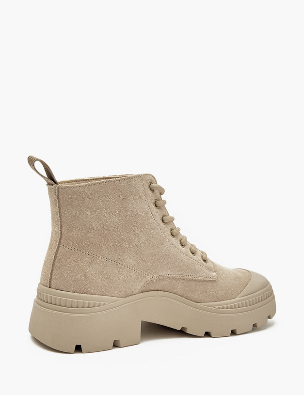 Бежевые женские ботинки MASCOTTE 234-325921-0208 | ракурс 4 Бежевые женские ботинки MASCOTTE 234-325921-0208 | ракурс 4