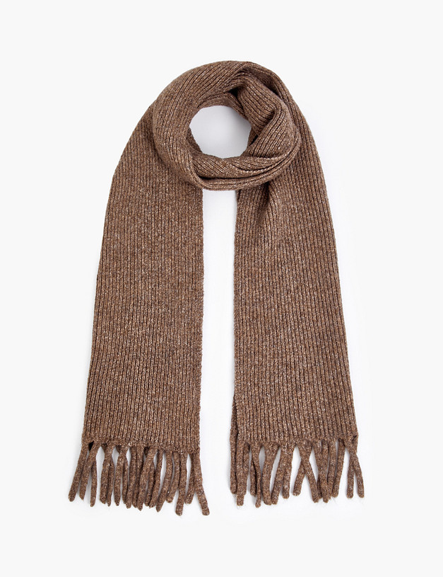 Коричневый женский шарф MASCOTTE 766-5206-2409 | ракурс 2
