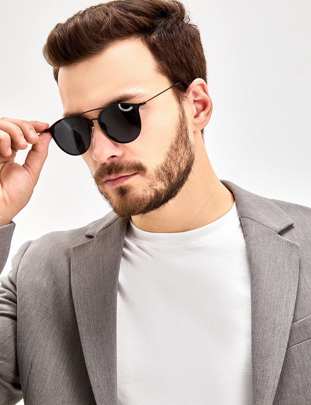 Черные мужские очки MASCOTTE 753-3109-7702 | ракурс 1