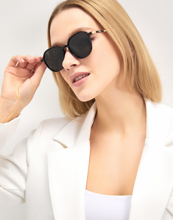 753-3129-7710 Очки женские и.мат. серый, Mascotte