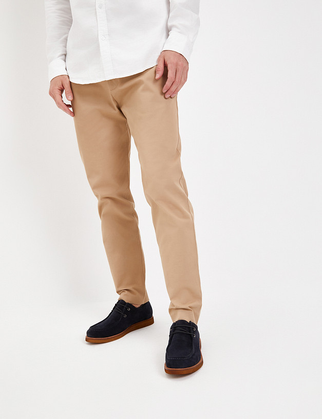 Синие мужские полуботинки MASCOTTE 128-415721-0203 | ракурс 1