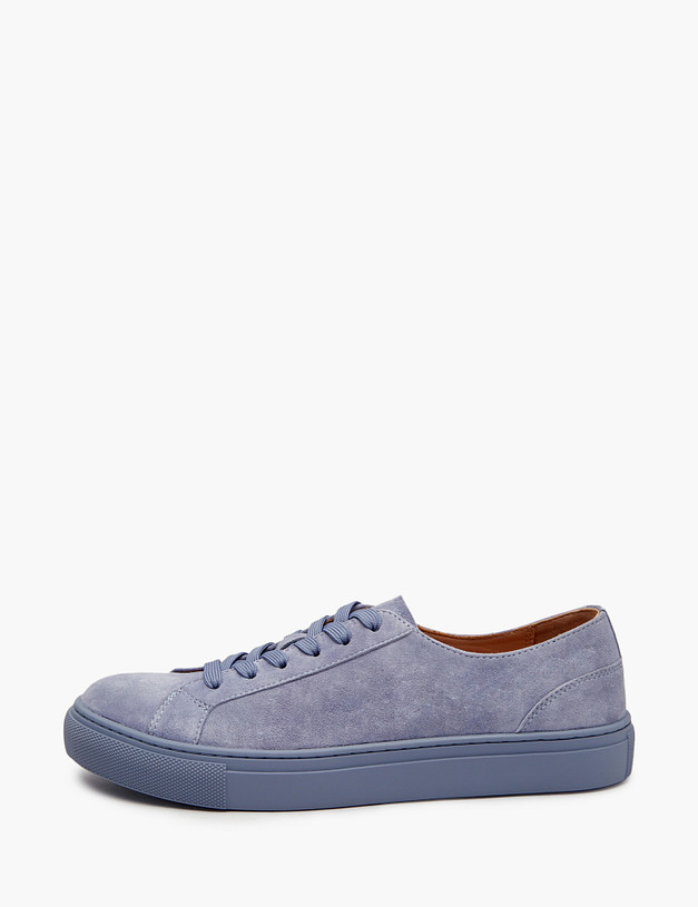 Голубые женские велюровые кеды MASCOTTE 22-41204110-3603M | ракурс 2 Голубые женские велюровые кеды MASCOTTE 22-41204110-3603M | ракурс 2