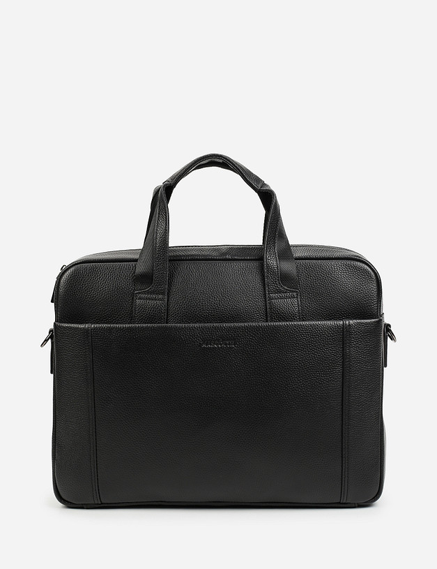 Черный мужской портфель MASCOTTE 602-1216-102 | ракурс 2