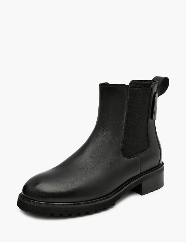 Черные женские челси MASCOTTE 58-324621-0102 | ракурс 2