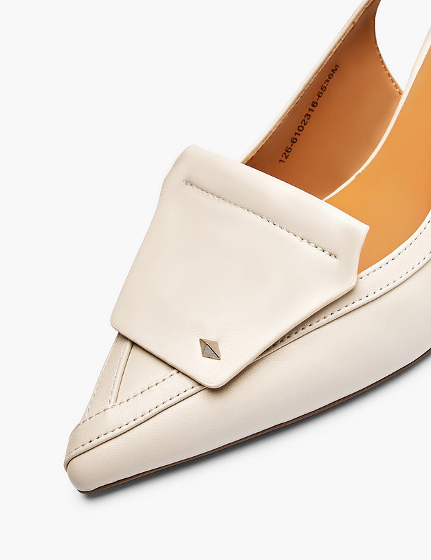 Молочные женские туфли MASCOTTE 126-6102316-6536M | ракурс 6