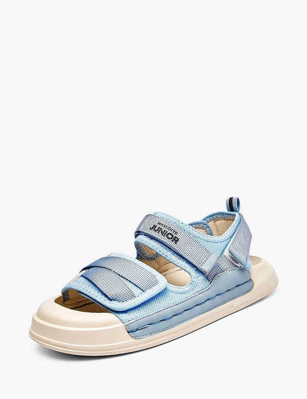 Голубые детские сандалии MASCOTTE 234-413961-0211 | ракурс 2