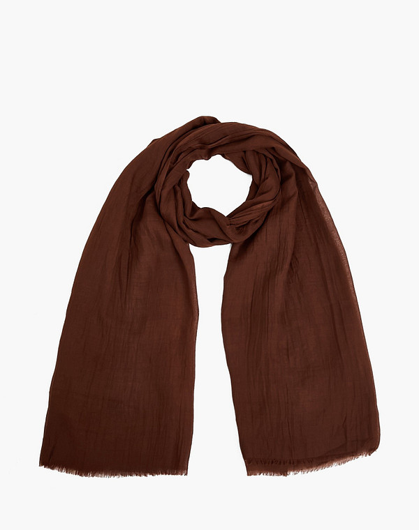 766-6129-2409 Шарф женский корич, Mascotte