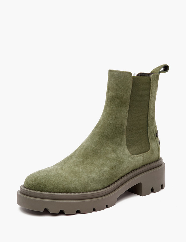 Зеленые женские челси MASCOTTE 233-3202223-4607M | ракурс 2