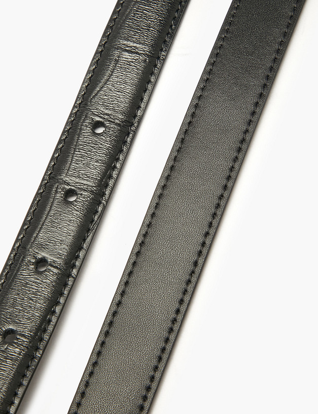 Черный женский ремень MASCOTTE 701-5202-102 | ракурс 6