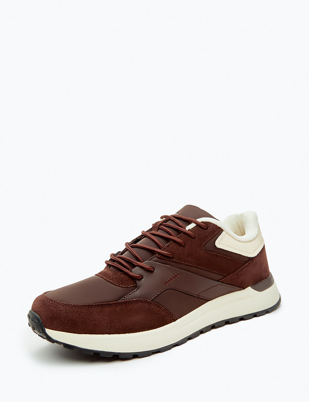 Коричневые мужские кроссовки MASCOTTE 151-322421-0209 | ракурс 2