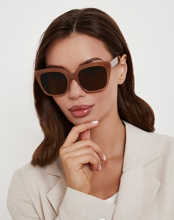 793-6136-7709 Очки женские и.мат. корич, Mascotte