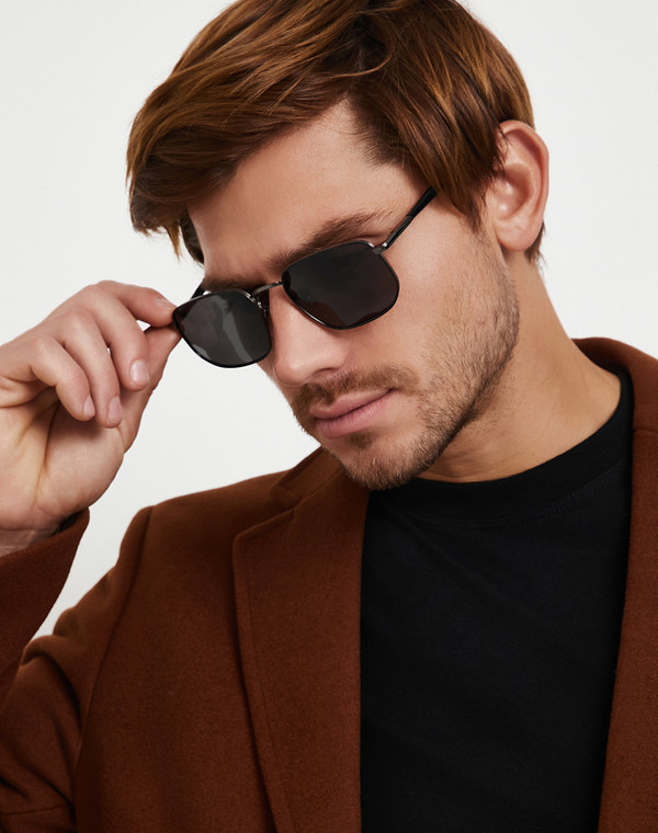 793-5203-7710 Очки мужские и.мат. серый, Mascotte