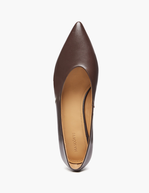 Коричневые женские туфли MASCOTTE 234-610811-6571M | ракурс 4