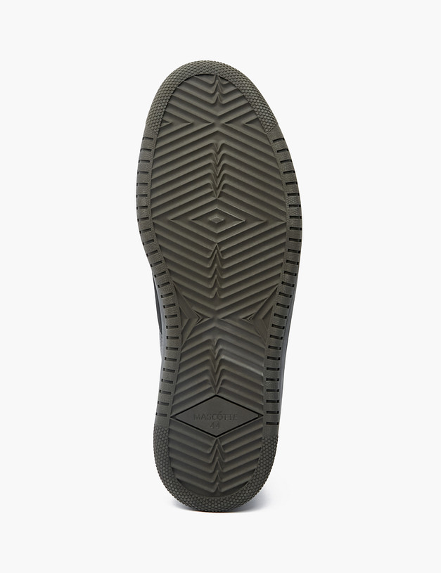 Черные мужские кеды на меху MASCOTTE 22-220931-3131M | ракурс 6 Черные мужские кеды на меху MASCOTTE 22-220931-3131M | ракурс 6