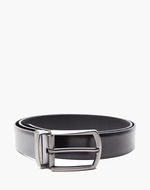 727-4118-102 Ремень муж. нат.кожа черн, Mascotte