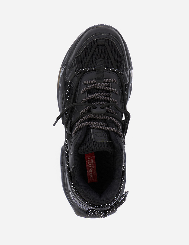Черные женские кроссовки MASCOTTE 64-111021-0202 | ракурс 6