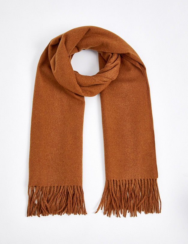 Коричневый женский шарф MASCOTTE 766-5218-2409 | ракурс 2