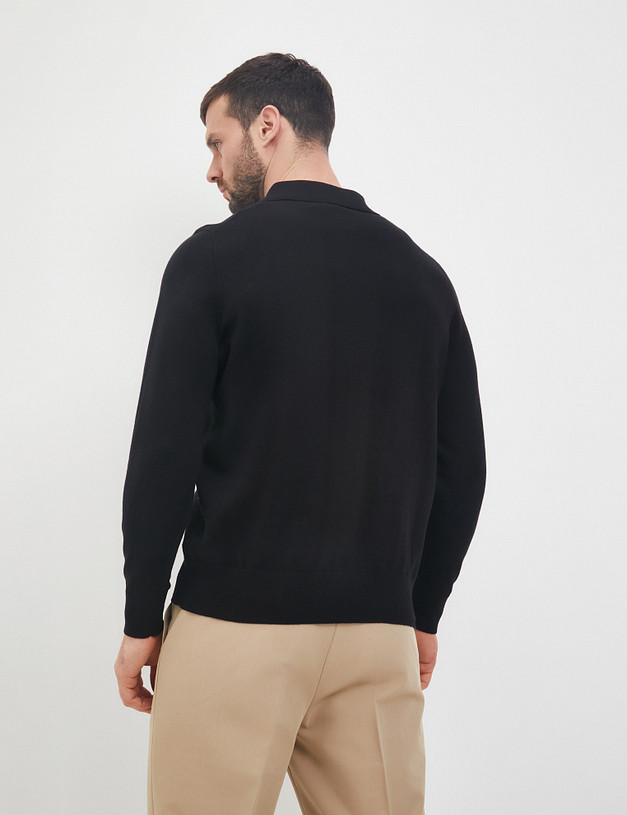 Черный мужской джемпер MASCOTTE 900-4225-2602 | ракурс 5 Черный мужской джемпер MASCOTTE 900-4225-2602 | ракурс 5