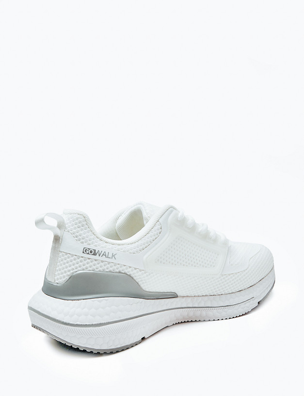 Белые женские кроссовки из текстиля MASCOTTE 189-414021-0201 | ракурс 5