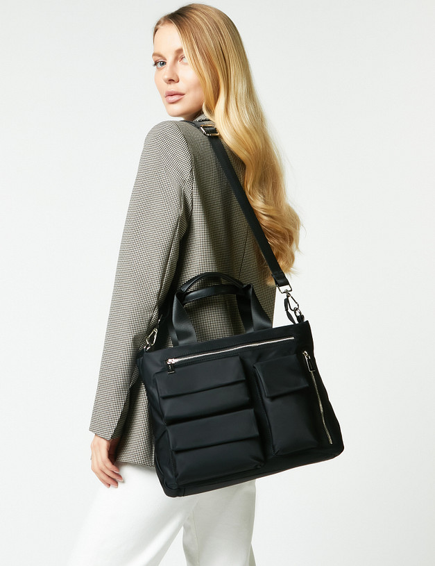 Черная женская сумка MASCOTTE 670-2107-202 | ракурс 1