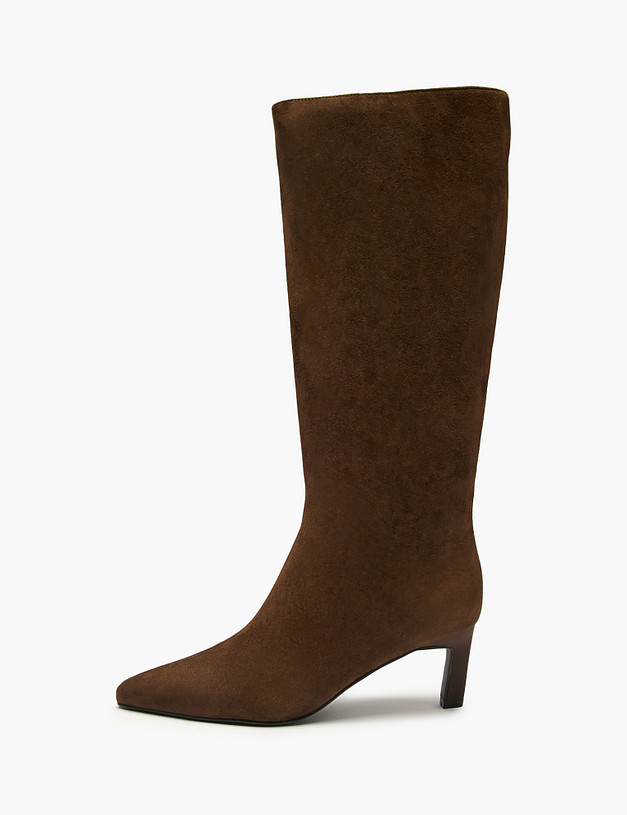 Коричневые женские сапоги MASCOTTE 233-521621-0609 | ракурс 1