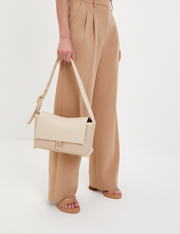 Бежевая женская сумка MASCOTTE 642-4112-608 | ракурс 1