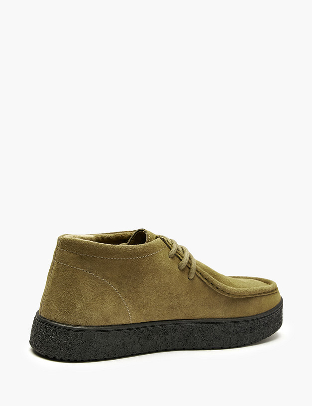 Оливковые женские полуботинки MASCOTTE 64-523221-0204 | ракурс 3