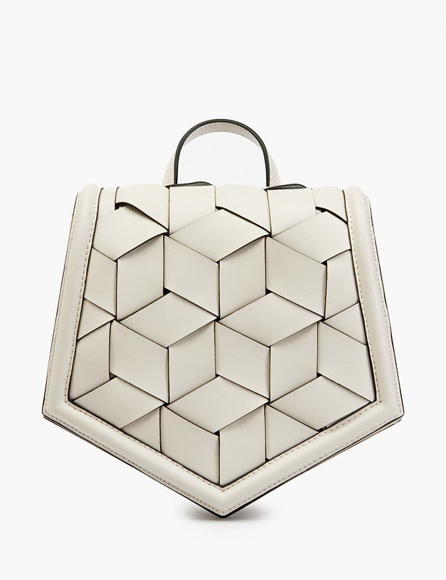 Молочный женский рюкзак MASCOTTE 658-2115-601 | ракурс 2