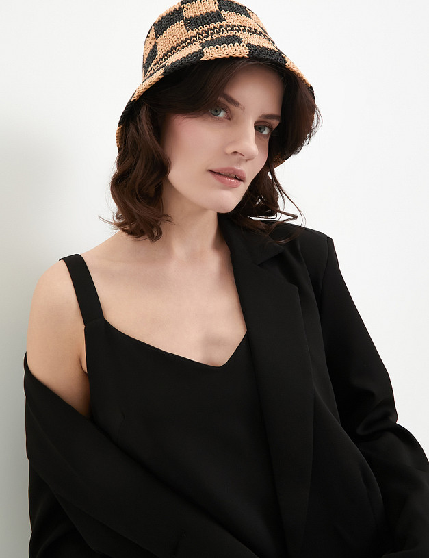 Коричневая женская шляпа MASCOTTE 783-4102-1002 | ракурс 1