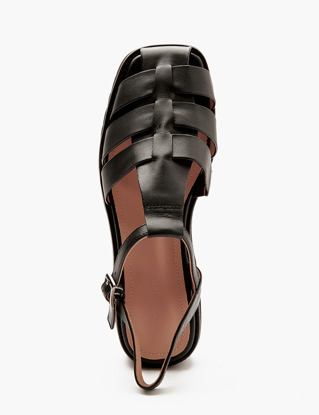 Черные женские сандалии MASCOTTE 233-4123911-7101M | ракурс 4