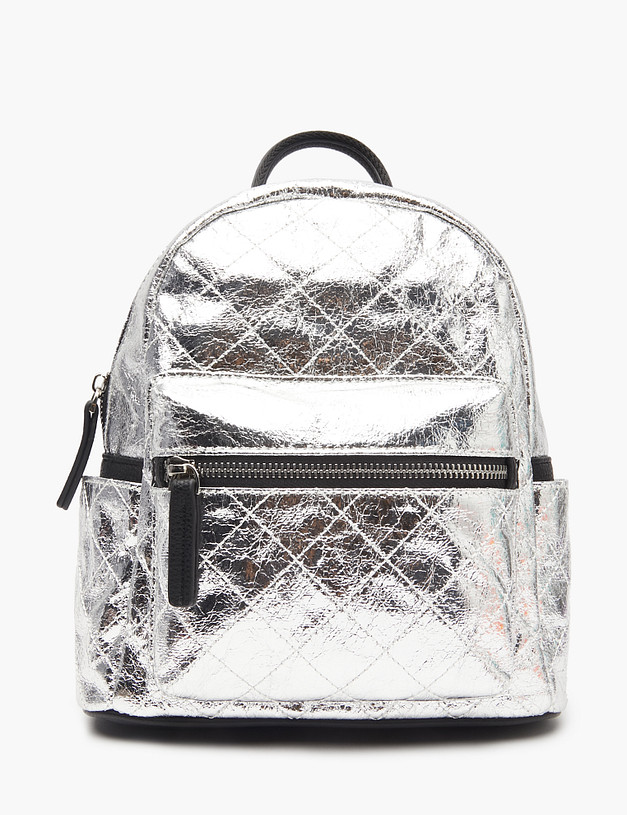 Серебристый женский рюкзак MASCOTTE 642-8134-16 | ракурс 3