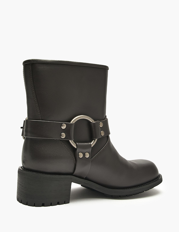 Коричневые женские ботинки MASCOTTE 175-5280521-7171M | ракурс 3